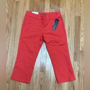 Dalia Collection Bold Red Capris